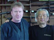 Matt Hildreth with Hatsumi Soke